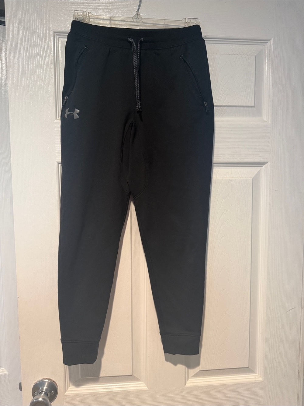 Under Armour kids Black Slim Joggers with Drawstring